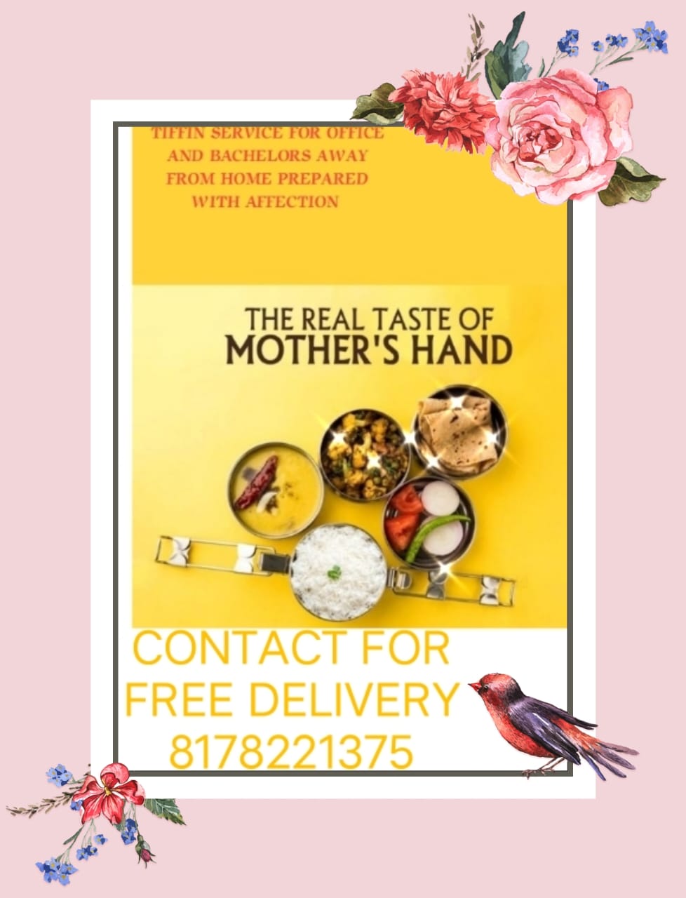 Tiffin Service in Dwarka Sector 8 – Free Delivery, Home Cooked Meals