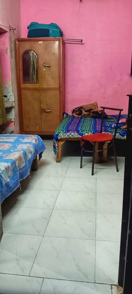 Study table setup in girls PG